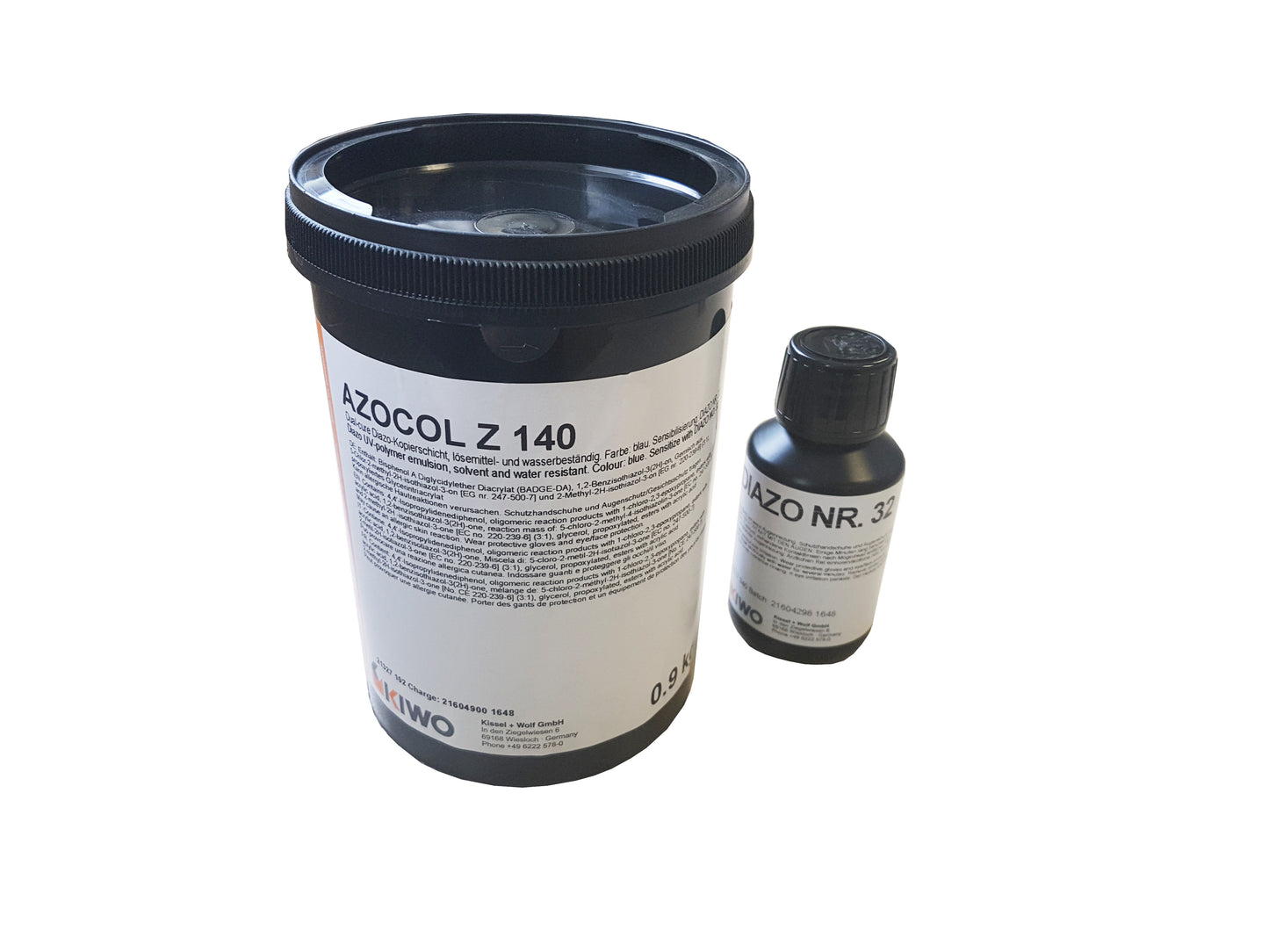 Kiwo Azocol Z 140 Emulsion - 0,9 Kg + Diazo Nr. 32