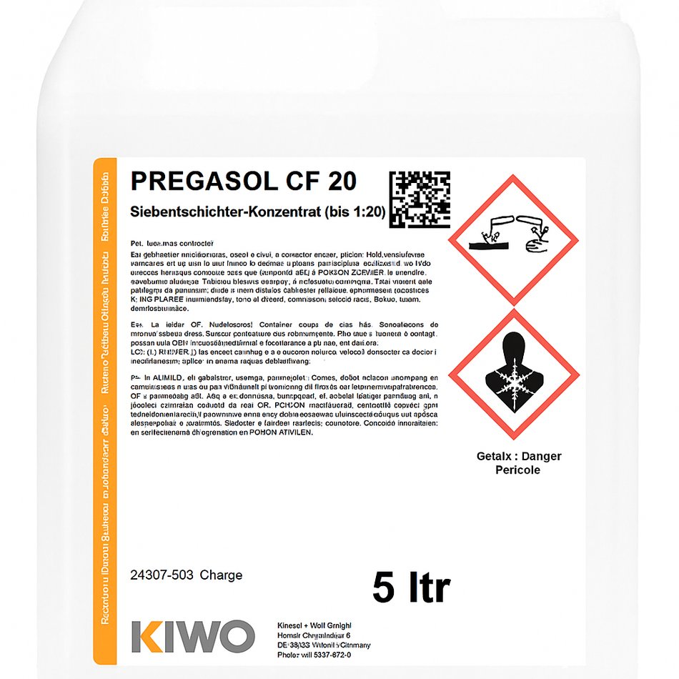Kiwo Pregasol CF 20 Cleaner - Ploviklis, 1,0 L