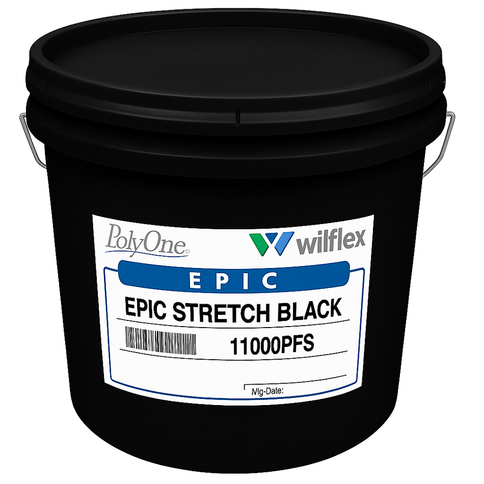Wilflex Epic Stretch Black Plastisol Inks - Dažai