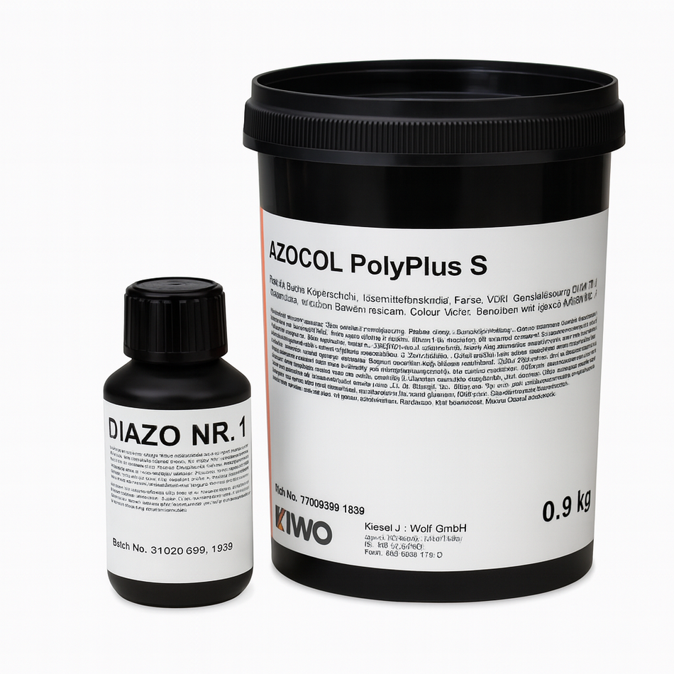 Kiwo Azocol Poly-Plus S Emulsion - emulsija 0,9 KG + Diazo Nr. 1, 0,0045KG.