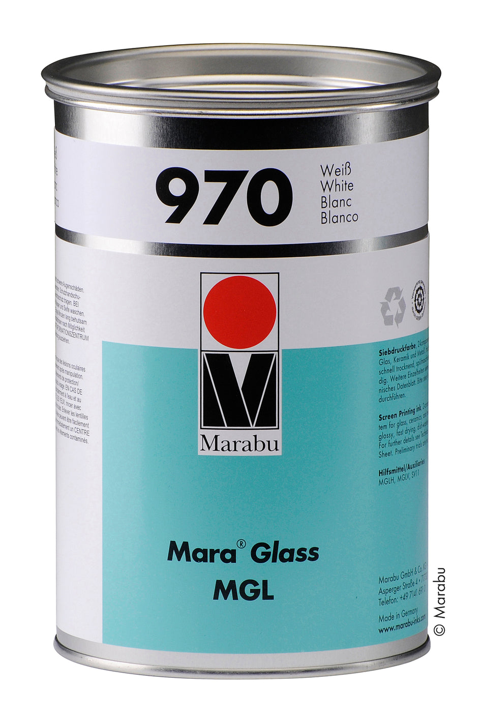 Marabu Maraglass MGL - Dažai, 1,0 Kg