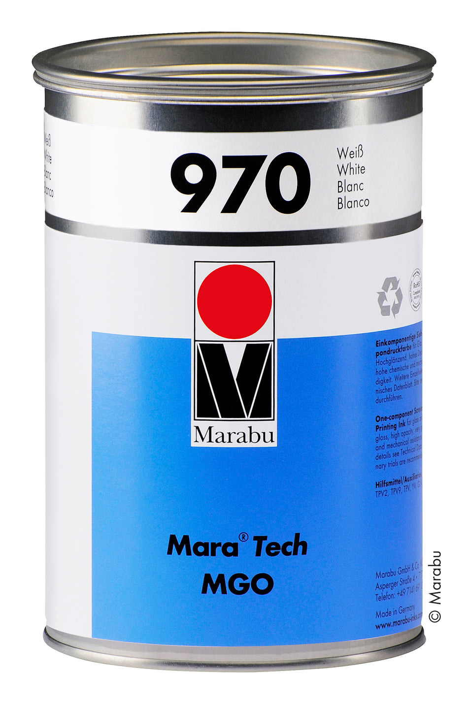 Marabu MaraTech MGO - Dažai, 1,0 Kg