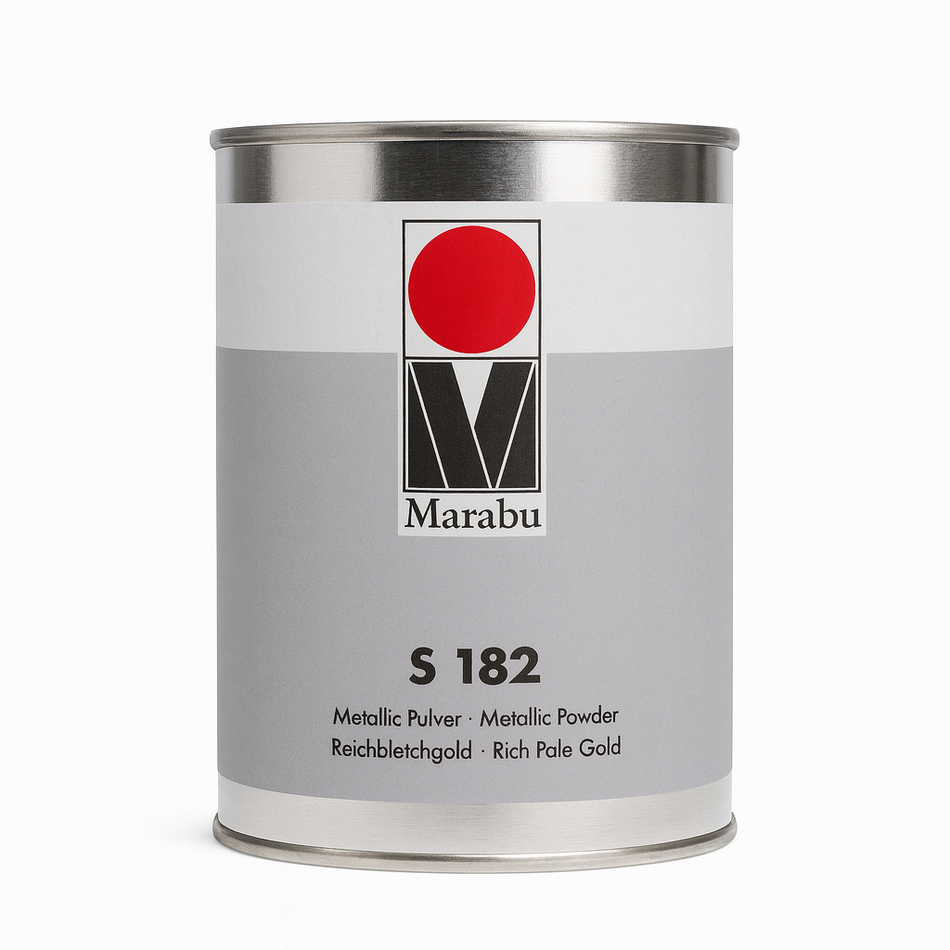 Marabu Bronze powder S-182, Rich Pale Gold - Auksinė pudra 1,0 Kg