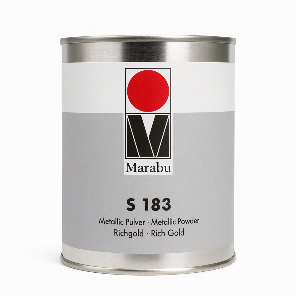 Marabu Bronze powder S-183, Rich Gold - Auksinė pudra 1,0 Kg