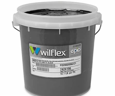 Wilflex Epic Matt Black Plastisol Inks - Dažai