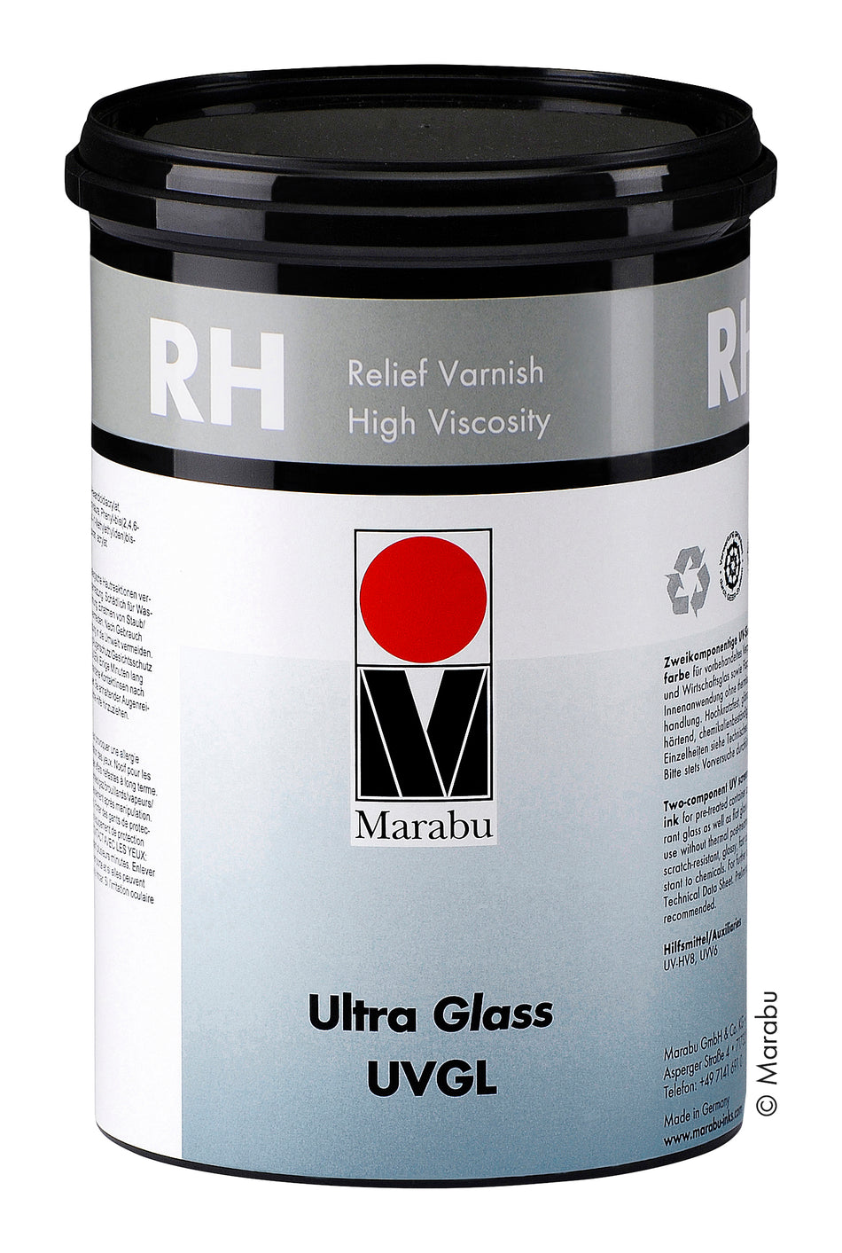 Marabu Ultra Glass UVGL - Dažai, 1,0 Kg