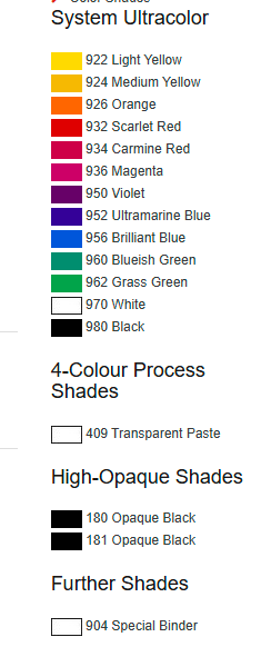 Marabu Ultra Star-M UVSM - 180 Opaque Black - Dažai 1,0 L