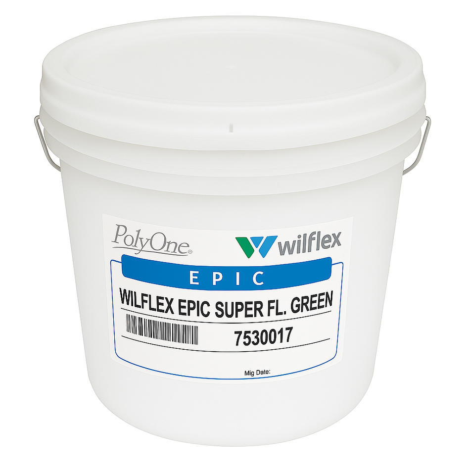 Wilflex Epic Super Fl. Green Plastisol Inks - Dažai