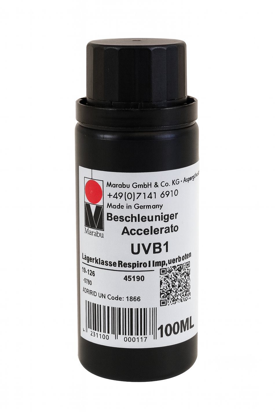 Marabu UV Catalyst UV-B1 - Katalizatorius, 0,1 L