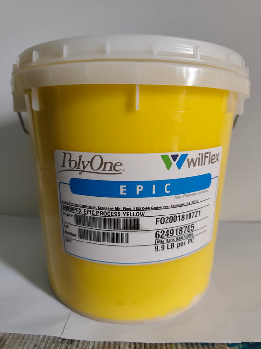 Wilflex Epic Process Yellow Plastisol Inks - 0.2 Kg