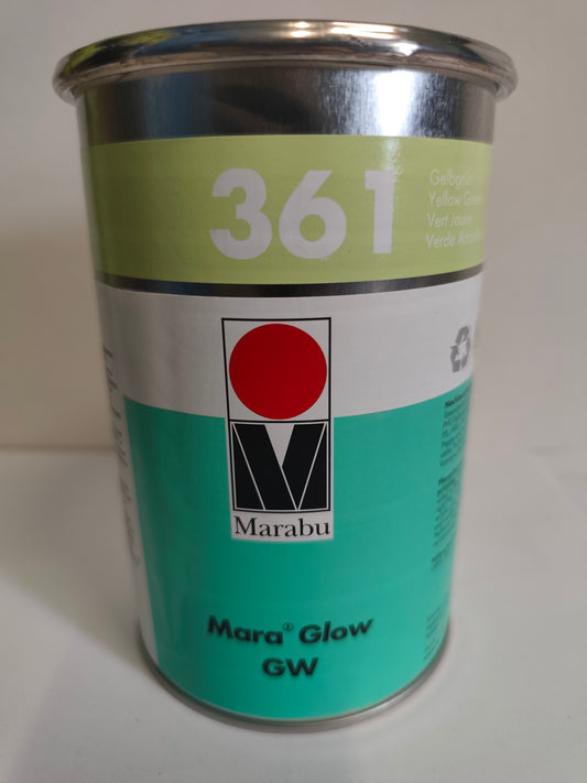 Marabu Mara Glow GW 361 Yellow Green - 1 Kg