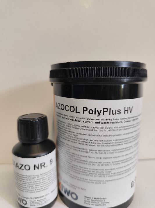 Kiwo Azocol Poly-Plus HV Emulsion - 0,9 Kg + Diazo Nr. 9